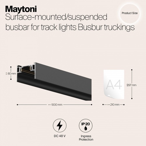 Трек накладной Maytoni Busbar trunkings TRX004-211B в Бородино фото 3