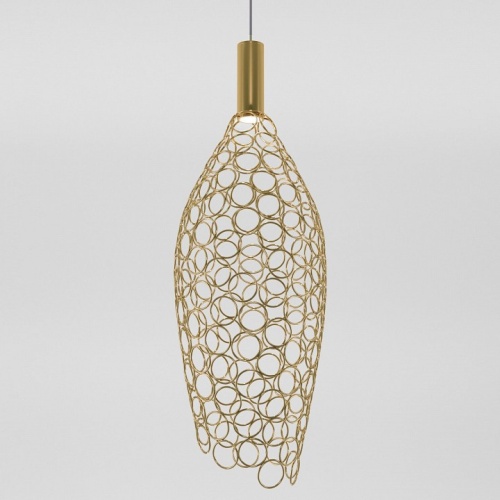 Подвесной светильник Eurosvet Ruche 90380/1 золото в Нижнем Новгороде