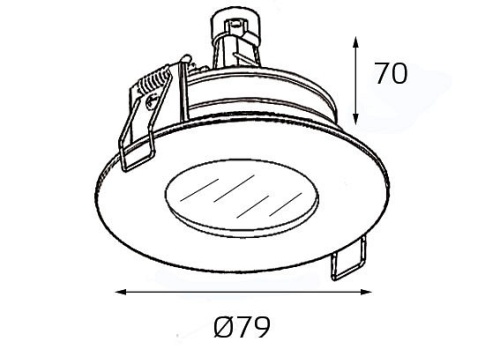 Встраиваемый светильник Italline QSO 006L QSO 006L black в Нижнем Новгороде фото 3