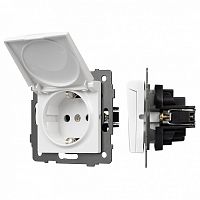 Розетка влагозащищенная с заземлением и со шторкой, без рамки с крышкой Arlight SCT 049833 в Нижнем Новгороде