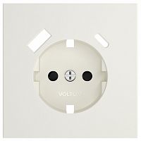 Накладка для розетки с заземлением и со шторками и 2хUSB type A и C Voltum S70 VLS001013 в Нижнем Новгороде