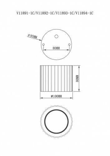 Накладной светильник Moderli  V11893-1C в Нижнем Новгороде фото 8