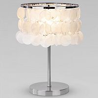 Настольная лампа декоративная Eurosvet Sandra 208101 хром/перламутр в Нижнем Новгороде