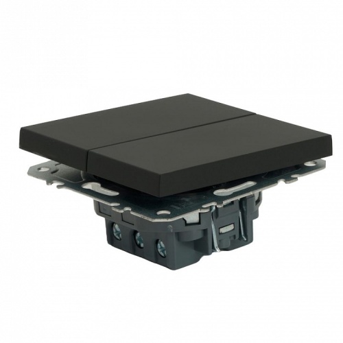 Переключатель двухклавишный без рамки Stekker Эмили 49843 в Нижнем Новгороде фото 6