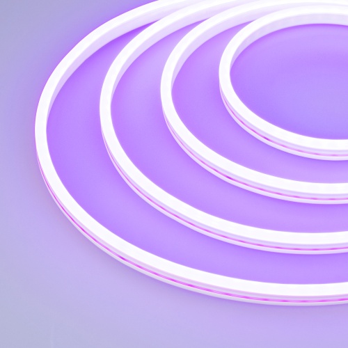 Образец Гибкий неон GALAXY-1206-5000CFS-2835-100 12V Purple 0.5M (12x6mm, 12W, IP67) (Arlight, 12 Вт/м, IP67) в Заречном фото 3