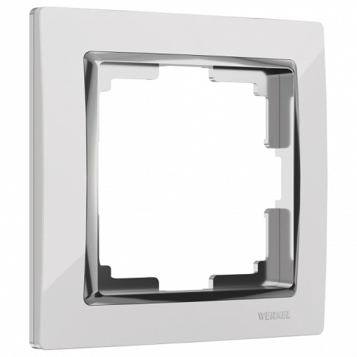 Рамка на 1 пост Werkel Snabb (белый/хром) W0011901 в Нижнем Новгороде