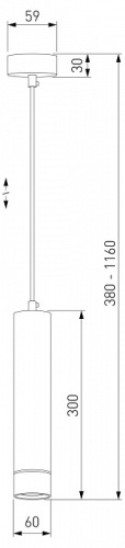 Подвесной светильник Eurosvet DLN106/DLN107 DLN107 GU10 черный/золото в Котельниче фото 3