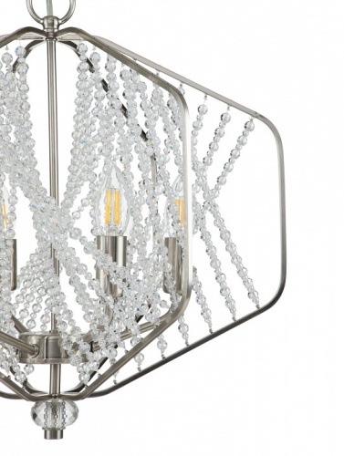 Подвесная люстра Indigo Ballo 12004/6P Nickel в Нижнем Новгороде фото 2