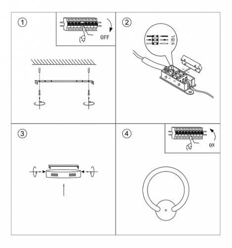 Накладной светильник Globo Cordoba 42500-1 в Нижнем Новгороде фото 2