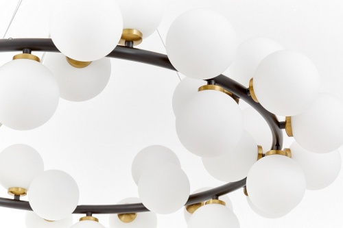 Подвесная люстра LUMINA DECO MARSIADA LDP 6033-40 BK+MD в Нижнем Новгороде фото 8