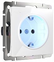 Розетка с заземлением, без рамки Werkel белый W1171401 в Нижнем Новгороде