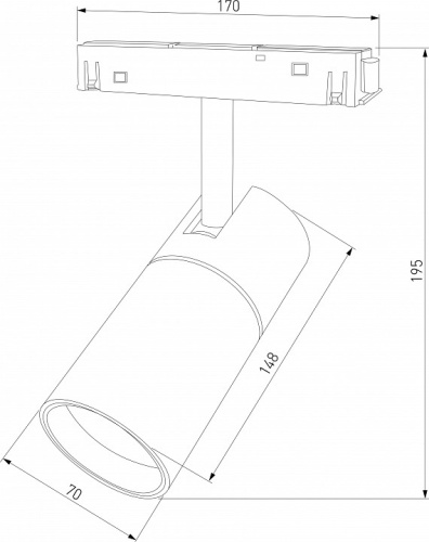 Накладной светильник Elektrostandard Slim Magnetic a066589 в Нижнем Новгороде фото 2