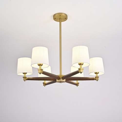 Люстра на штанге Imperiumloft Jorgenson White/Dark wood STAVRA01 в Нижнем Новгороде фото 10