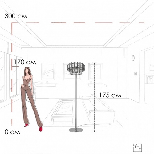 Торшер Loft it Boucle 10438F в Нижнем Новгороде фото 5