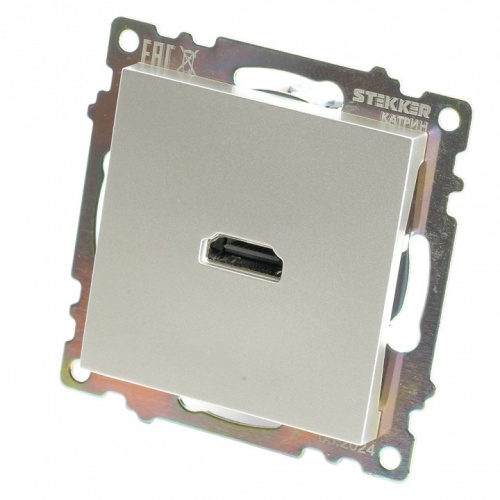 Розетка HDMI без рамки Stekker Катрин 50061 в Нижнем Новгороде фото 8