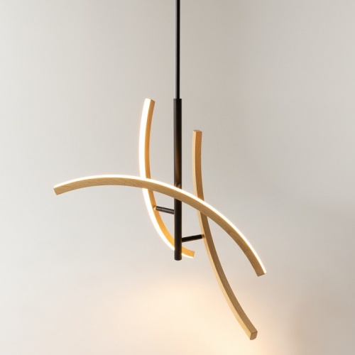 Люстра на штанге Maytoni Wabi MOD428PL-L27BK в Нижнем Новгороде фото 10