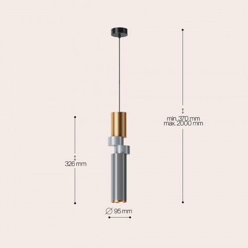 Подвесной светильник Maytoni Palette MOD303PL-01CFL3 в Ростове фото 5