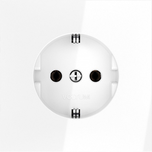 Розетка с заземлением, без рамки Voltum S70 VLS040101 в Нижнем Новгороде фото 6
