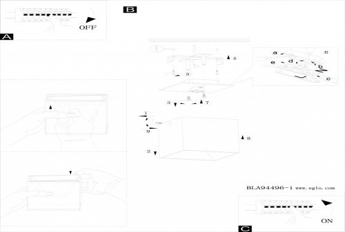 Накладной светильник Eglo Polasso 94499 в Нижнем Новгороде фото 2