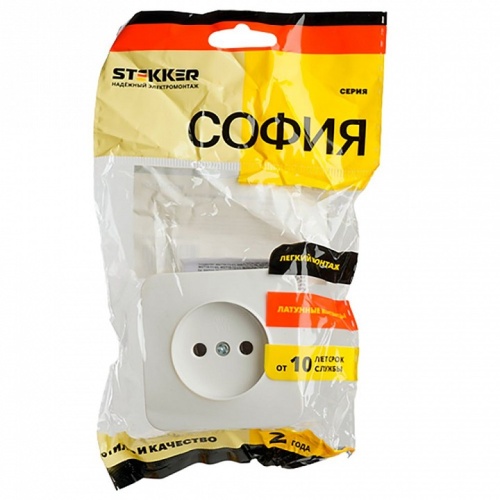 Розетка без заземления Stekker София 49301 в Нижнем Новгороде фото 6