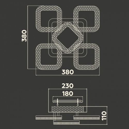 Потолочная люстра Ambrella Light FA FA3914 в Нижнем Новгороде фото 5
