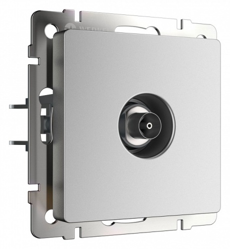 ТВ-розетка без рамки Werkel серебряный матовый W1183065 в Нижнем Новгороде