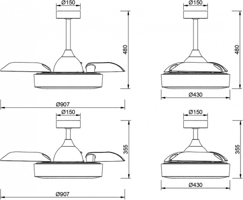 Светильник с вентилятором Mantra (люстры-вентиляторы) Coin 8220 в Нижнем Новгороде фото 2