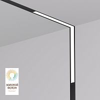 DK8015-BK Угловой трековый светильник SMART LINEAR со светодиодом, L312*312, 220V, 18W, 3000-6000К, IP20, черный, алюминий в Нижнем Новгороде