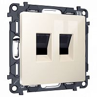 Розетка двойная Ethernet RJ-45 без рамки Ambrella Volt ALFA MA312110 в Нижнем Новгороде