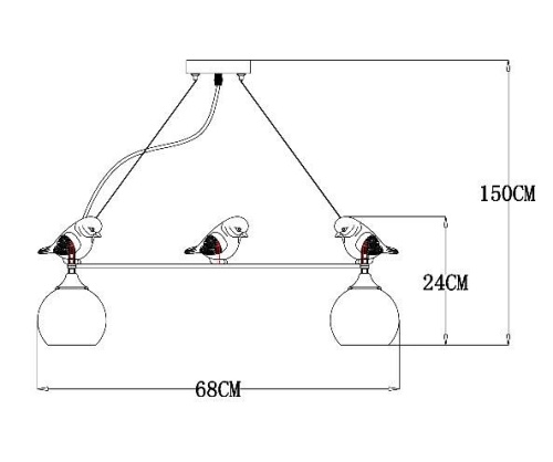 Подвесная люстра Arte Lamp Gemelli A2150SP-5WG в Серпухове фото 3