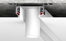 DK5850-WH Профиль Flod для создания декоративных ниш в натяжном потолке, алюминий, белый в Новоржеве