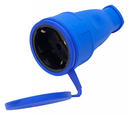 Розетка переносная разборная с заземлением и крышкой Stekker Одри 39196 в Нижнем Новгороде