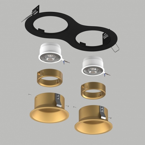 Встраиваемый светильник Lightstar Domino D6270303GMOD в Нижнем Новгороде фото 2