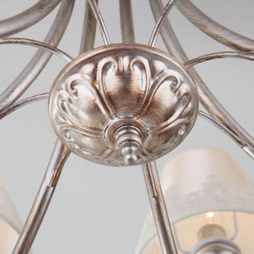 Люстра на штанге Eurosvet Incanto 60069/8 серебро в Нижнем Новгороде фото 6