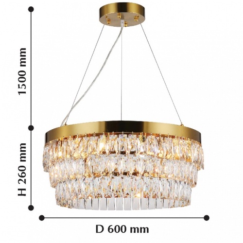 Подвесная люстра Favourite Magnitudo 2206-12P в Нижнем Новгороде фото 5