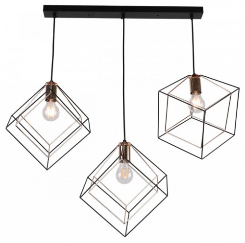 Подвесной светильник Imex MD.0830 MD.0830-3-P BK+FGD в Нижнем Новгороде