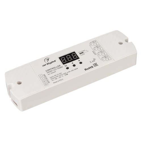 Контроллер SMART-K27-RGBW (12-24V, 4x5A, 2.4G) (Arlight, IP20 Пластик, 5 лет) в Бородино фото 2