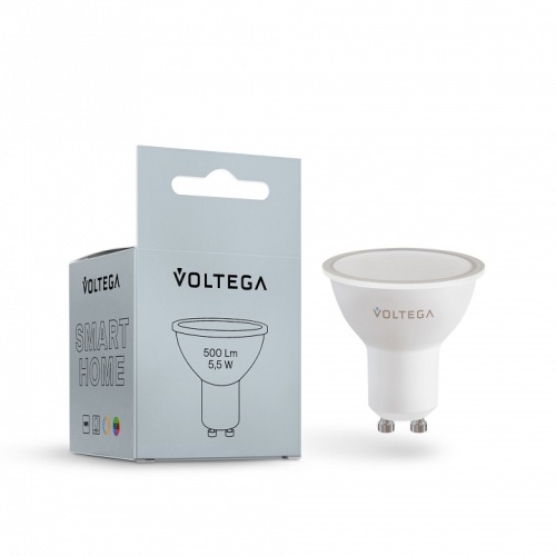 Лампа светодиодная с управлением через Wi-Fi Voltega Wi-Fi bulbs GU10 5.5Вт 2700-6500K 2426 в Нижнем Новгороде фото 6