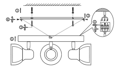 Спот Globo Nashville 56182-3 в Нижнем Новгороде фото 2
