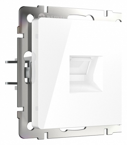 Розетка телефонная RJ-11 без рамки Werkel белый W1182001 в Нижнем Новгороде