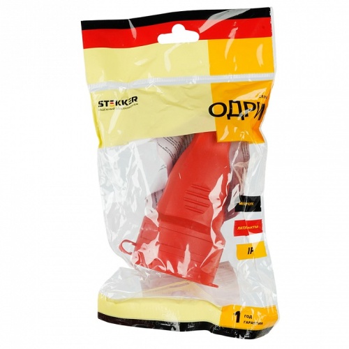 Розетка переносная разборная с заземлением и крышкой Stekker Одри 39195 в Нижнем Новгороде фото 10