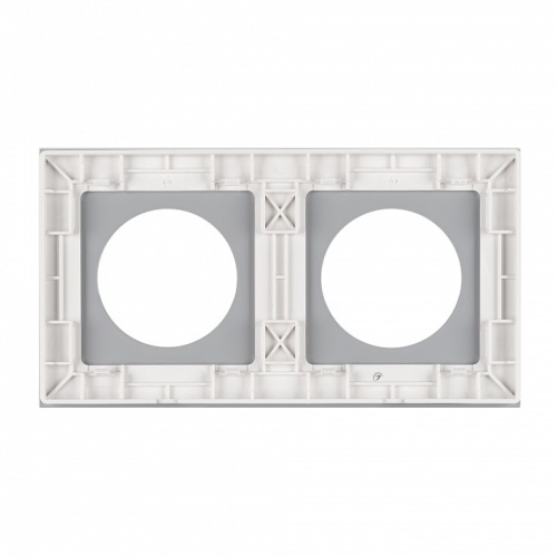 Рамка на 2 поста Arlight GLARE 043835 в Нижнем Новгороде фото 2