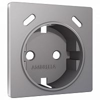 Накладка для розетки с заземлением и со шторками и 2хUSB type С Ambrella Volt ALFA AP5105 в Нижнем Новгороде