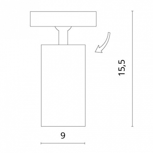 Накладной светильник Divinare Gavroche Volta 1968/04 PL-1 в Нижнем Новгороде фото 4