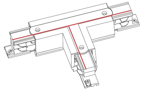 Соединитель T-образный для треков Nowodvorski Ctls Power 8242 в Кропоткине