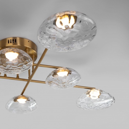 Потолочная люстра Eurosvet Ripple 50389 LED латунь в Нижнем Новгороде фото 7