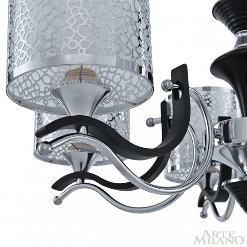 Подвесная люстра Arte Milano Florentia-6787 306787/6 Bk/Ni в Нижнем Новгороде фото 5