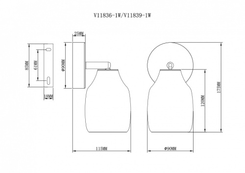 Подвесной светильник Moderli Adalina V11839-1W в Нижнем Новгороде фото 2