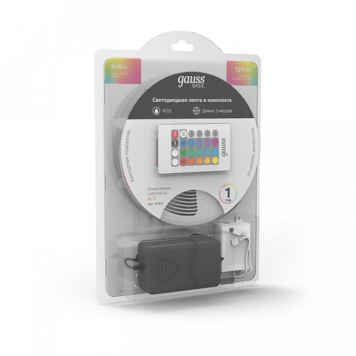 Комплект с лентой светодиодной Gauss Basic BT012 в Нижнем Новгороде фото 9