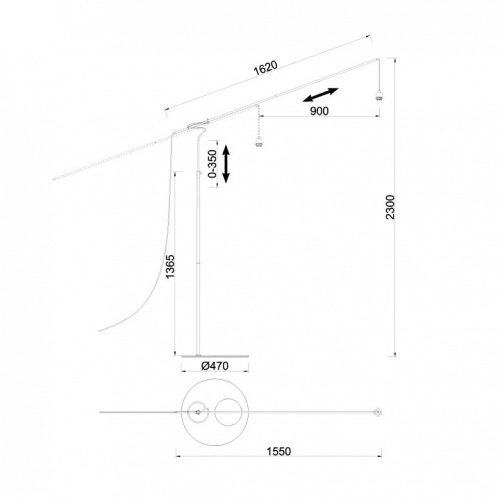 Торшер Mantra Ruti Ricca 9445 в Нижнем Новгороде фото 2